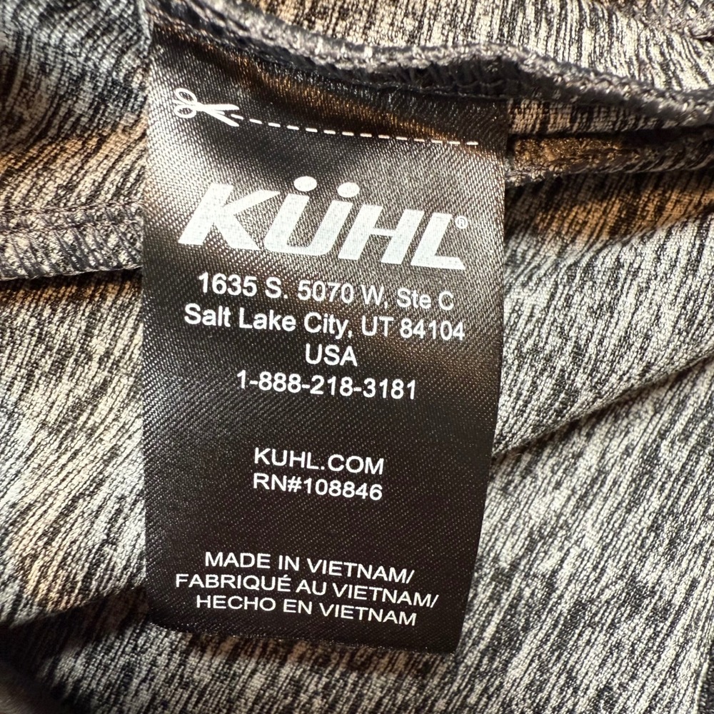 KUHL Womens Grey Heathered Full Zip Hoodie Jacket Activewear Size Large - Picture 5 of 8